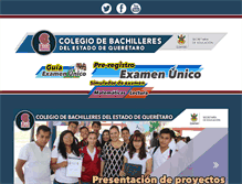 Tablet Screenshot of cobaq.edu.mx